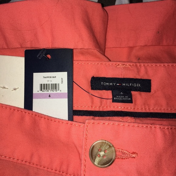 Tommy Hilfiger Orange Shorts - Picture 4 of 4